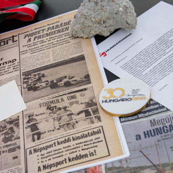 Időkapszulát helyeztek el a Hungaroringen